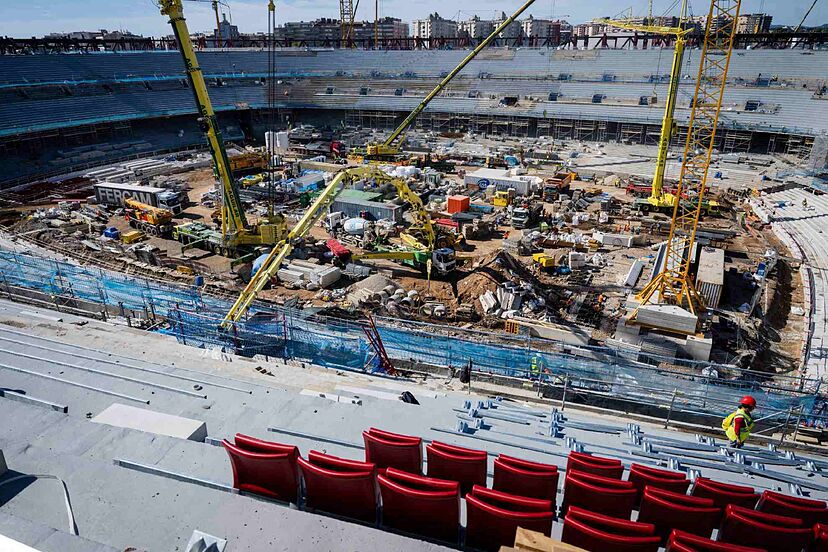 Conflictividad entre trabajadores en el Camp Nou